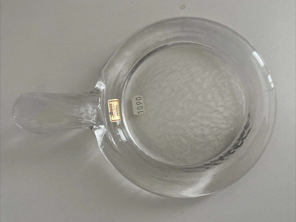 Joska Kristall Glasschale rund Obst-Desert Nuß-Schale Glas Øca17,5cm Handarbeit