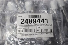 (100-Pk) Anvil Mark Bell Type Flexible Door Stop Chrome 3