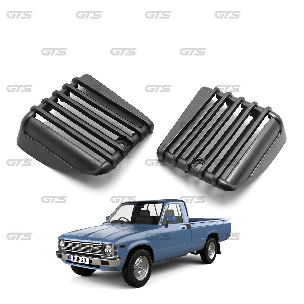 Rear Pillar Window Assy Roof Side Vent For Toyota Hilux LN40 RN30