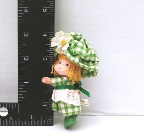 ITI Hawaii Hugger Clip On Doll Green Gingham Vintage 1982 Made in Korea - Picture 5 of 5