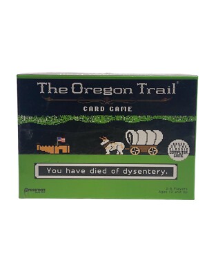 The Oregon Trail Card Game Party Based On Classic Computer Game New Open Box
