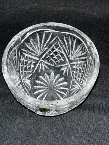 Waterford Kristall Fächer & Diamant Geschenkartikel 5" Runde Schüssel Seepferdchen Etikett Kostenloser Versand - Bild 3 von 5