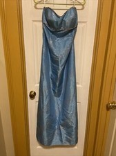 Homecoming Prom Formal Dress size 9 Light Blue Jessica McClintock for Gunne Sax