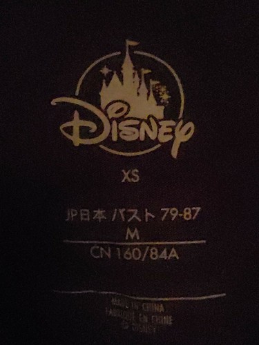 Disney Women's Minnie Mouse T-Shirt Short Sleeve Black Red White Dot Size S NWT - Picture 3 of 6