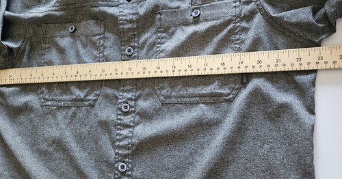 Outdoor Research Mens Shirt L Wayward II Long Sleeve Stretch UPF 50 Hiking Gray - Picture 15 of 22