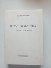 LEZIONI DI STATISTICA, Giuseppe Toniolo (cur. Burgalassi), Vita e pensiero 1988.