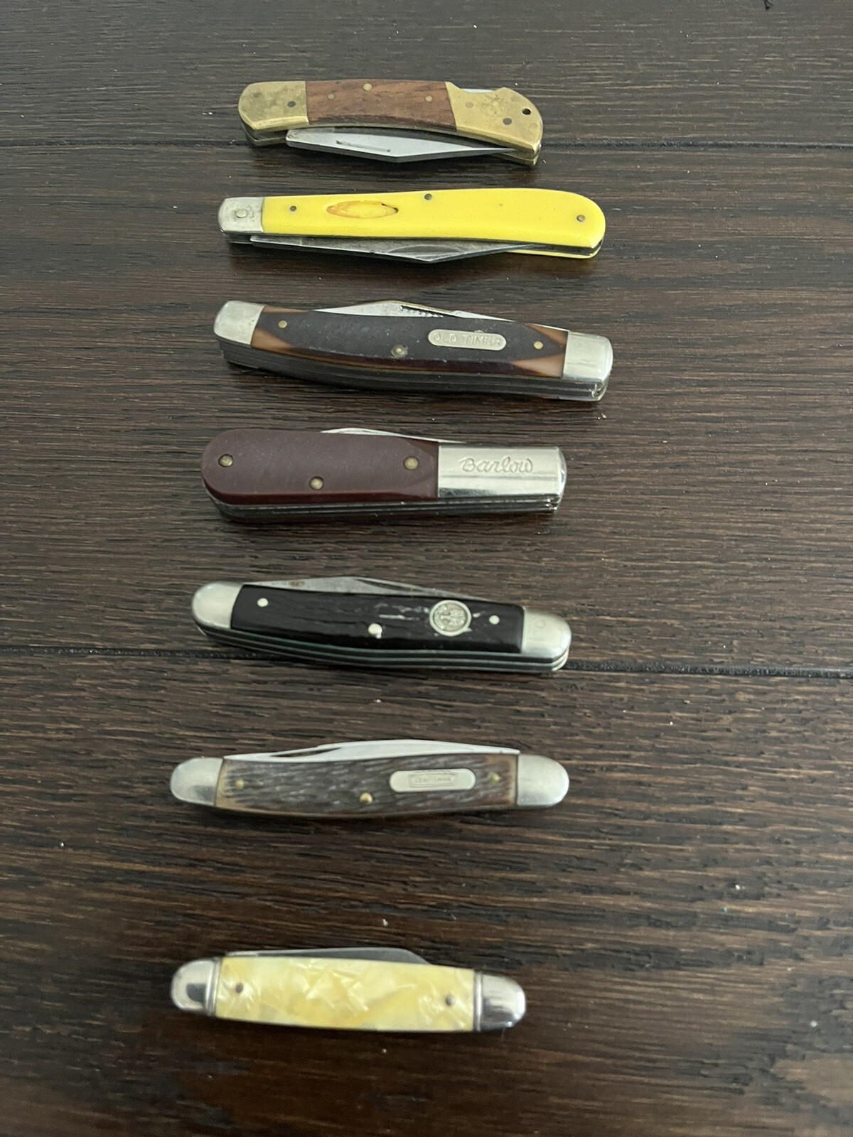 Vintage Lot Of 7 Miscellaneous Used Pocket Knives. eBay
