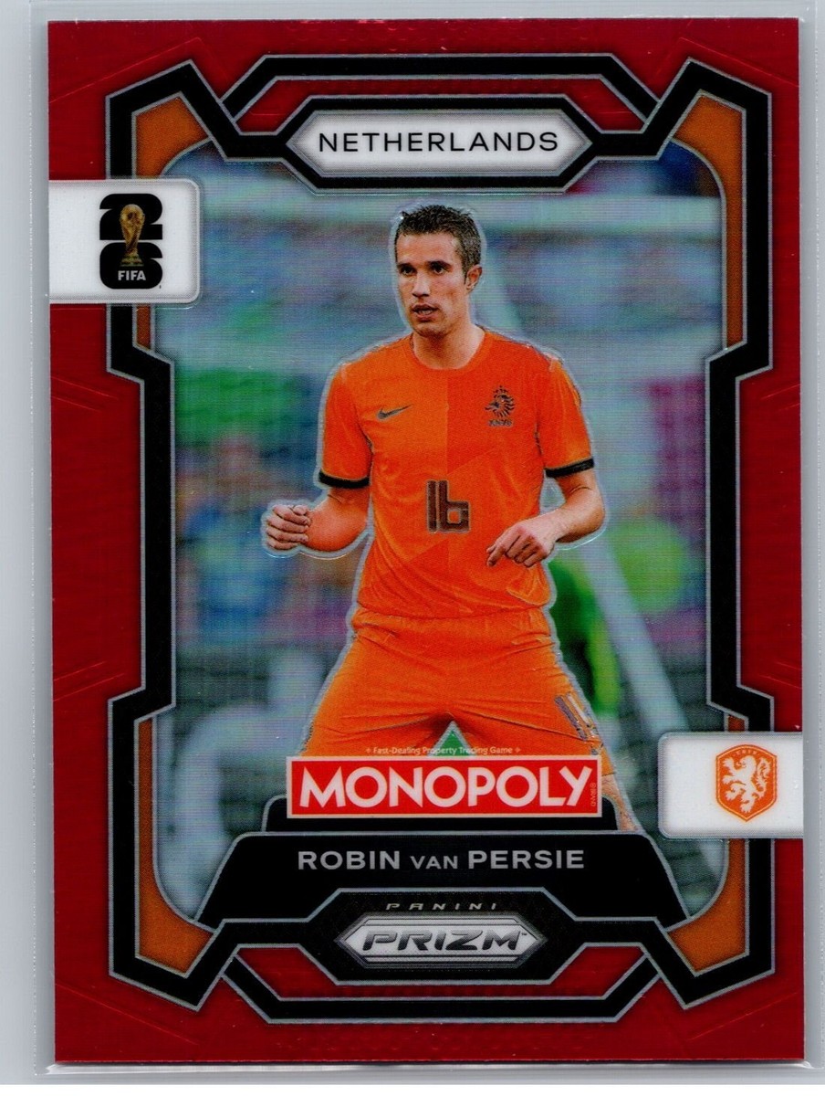 ロビン・ファンペルシー 2026 Prizm Monopoly FIFA World Cup #76 Robin van Persie Red Prizm