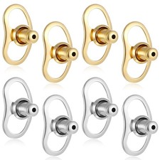 Earring Lifters for Droopy Ears - 8PCS Anti-Slip Large Earring Backs
