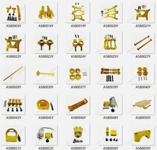 For WLtoys 1/18 A959 A969 A979 K929 Rc Car Aluminum DIY Upgrade Parts yellow