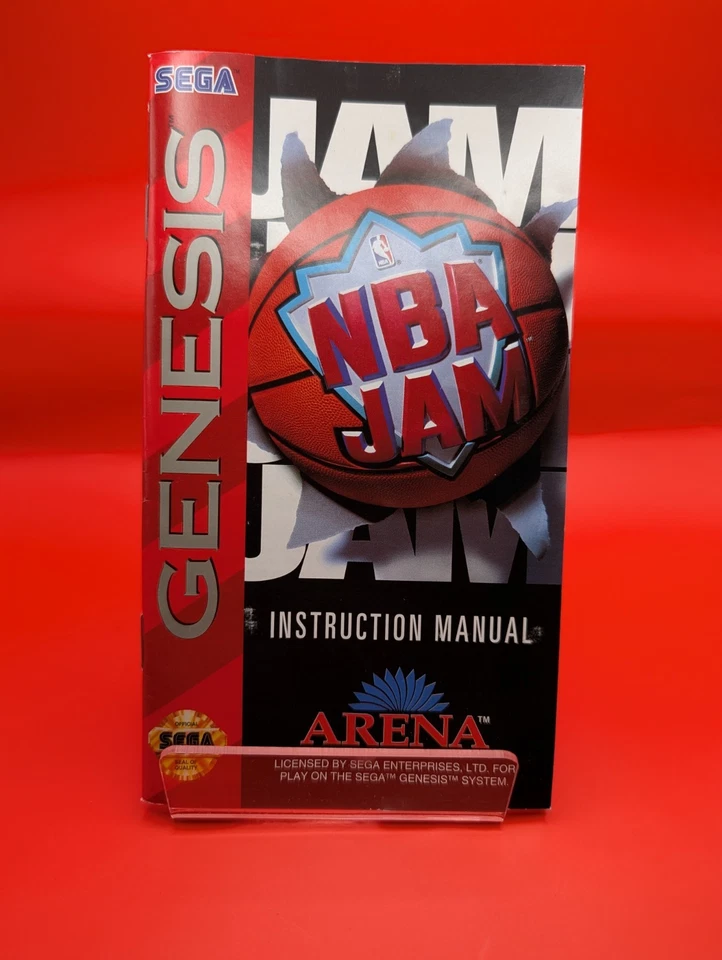 Juego NBA Jam Sega Genesis Completo Con Caja Y Manual Foto 3 de 4