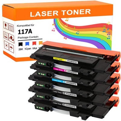 Tonerkassetten für HP Color Laser 150a nw MFP 179fnw 179fwg 178nwg 117A W2070A