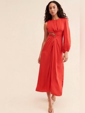 FARM Rio One-Shoulder Maxi Cutout Dress
