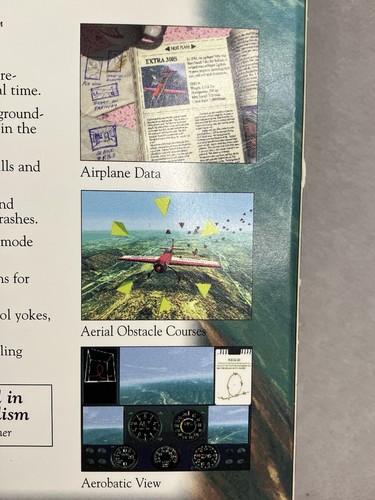 Flight Unlimited (PC, 1995) Aerobatic Airplane Simulator Game - Big Box PC NEW - Picture 4 of 9
