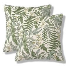 Spring Summer Leaf Throw Pillow Covers Botanical Flowers Pillow Cover 18x18 I...