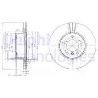 Delphi 2X Bremsscheibe Vorne Ø300 Mm BelüFtet FüR BMW 3Er Touring E91 320D 320I
