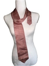 SERO New England Classics 100% Silk Tie Pink Baseball Bats Balls Hand Made