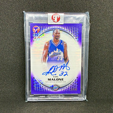 Topps Finest 2025-26 Electrifying Signatures Karl Malone Auto /25 #ESG-KA