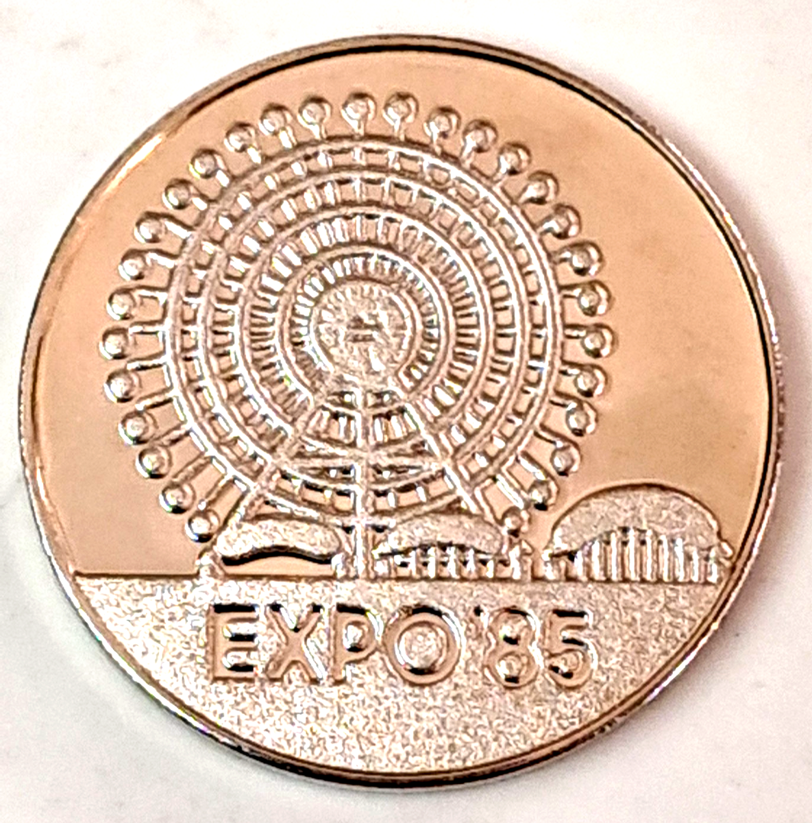 Japan EXPO '85 Tsukuba Techno Cosmos Commemorative Medal Token