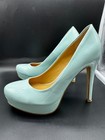 chinese laundry heels 6.5 size sea foam Green/blue — photo 1