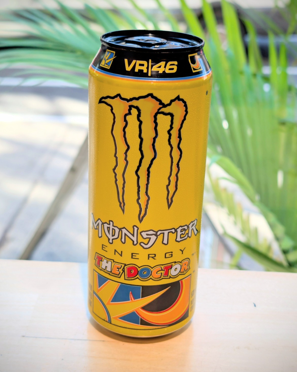 NEW *IN USA* (1) MONSTER ENERGY DRINK VR46 ROSSI THE DOCTOR! 1X