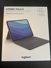 Logitech Combo Touch Keyboard for iPad Pro 12.9" 5th  6th Gen Oxford Gray