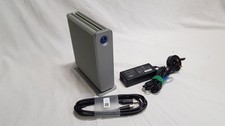 Lacie D2 TBT U3 3TB USB 3.0 Thunderbolt 3 External Hard Drive With Cables