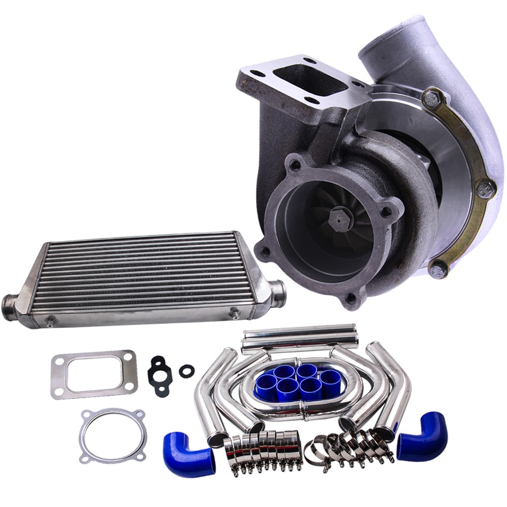 T3 GT3582 GT35 Turbo A/R 0 .63  0.7 Anti Surge Compressor Housing w/ Intercooler