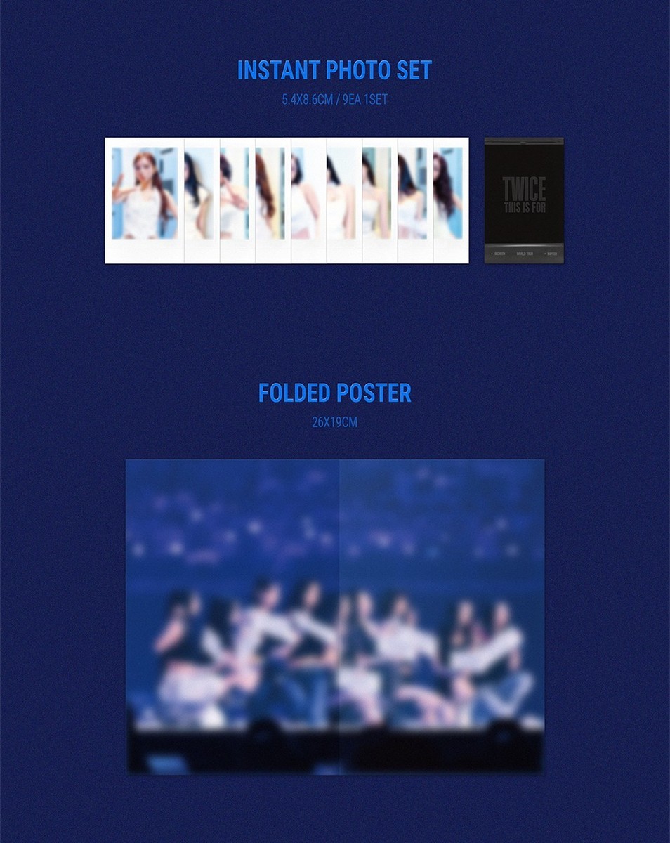 TWICE THIS IS FOR WORLD TOUR IN INCHEON DVD/Book+18 Card+9 Photo+