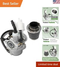 Replacement PZ19 Carburetor for 50cc-125cc ATVs and Go Karts with Air Filter