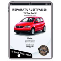 VW Fox Typ 5Z 2005-2011 3-Zyl. Benzinmotor 1,2L 55-60 PS Reparaturanleitung PDF