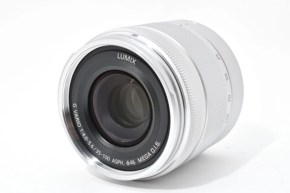 Panasonic Lumix G VARIO 35-100mm f/4.0-5.6 silver From Japan [Near Mint]2657176A - image 2 of 4