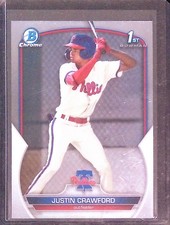 2023 Bowman #BCP-3 Justin Crawford Chrome Prospects