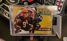 2026 Wild Card QB1 On The Clock Joe Burrow Gold 5/5  OCW-GD-JB
