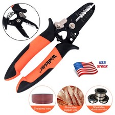 Self Adjusting Insulation Wire Stripper Cutter Crimper Cable Stripping Tools US