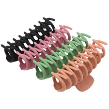 Large Hair Claw Clips for Thick Hair 4 PCS, Strong Hold Perfect for Women, Barre