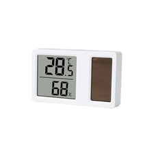 4 pack solar digital temperature and humidity meter indoor outdoor use