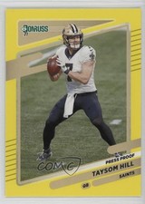 2021 Panini Donruss Press Proof Yellow Taysom Hill #95 0q3