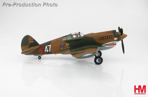 CURTISS P-40B WARHAWK AVG FLYING TIGER 3RD PS 1942 - HOBBY MASTERS HA9203 1/48 - Picture 2 of 7