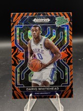 2022-23 Prizm Draft Picks Basketball Rated Prospect Tiger Dariq Whitehead RC