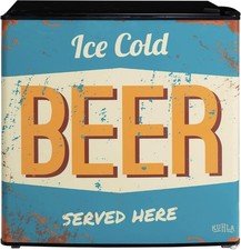 Kuhla KTTF0E6B-1011 Table Top Mini Fridge 45L Ice Cold Beer Design - Black