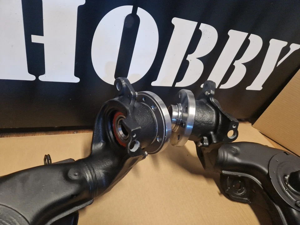 OE VW T4 Hinterachse Achsschenkel Radlager Scheibenbremse mit ABS - Bild 4 von 4