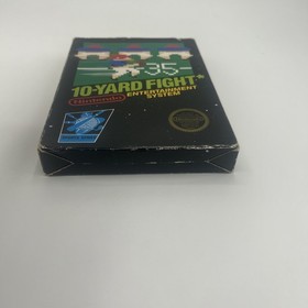 10-Yard Fight Nintendo NES 5-screw Black Box Hangtab Sleeve Foam Tested Case