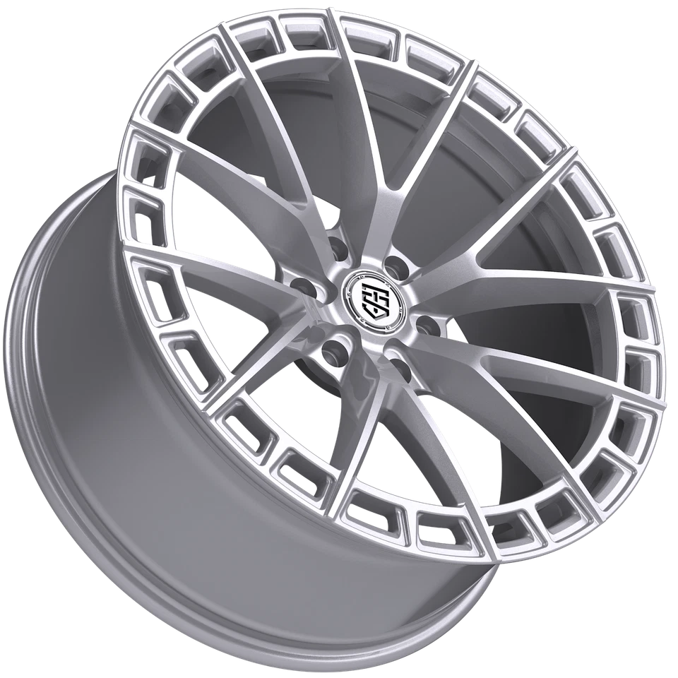 1 TIS Motorsports 22x10 6X5.50 +24 504MS Machined & Silver Wheel Rim - Imagem 2 de 4