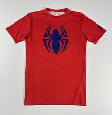 Under Armour Shirt Mens Large Amazing Spider-Man Compression HeatGear Marvel Tee