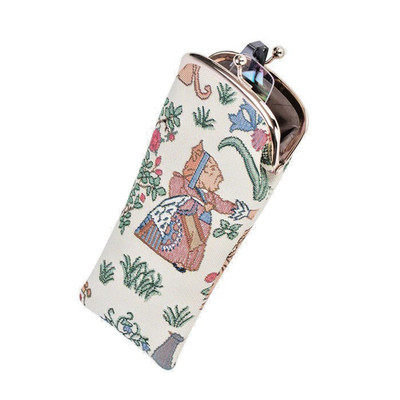 Signare Alice im Wunderland Brillenetui Softverschluss Verschluss Etui Sonnenauge Tasche