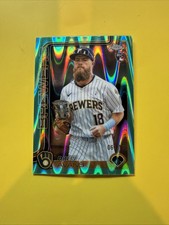 2025 Topps Chrome Update - Drew Avans #USC47 Aqua Raywave Refractor /199 Brewers