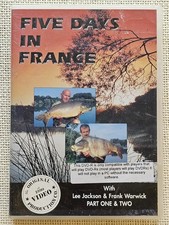 Five Days In France Fish DVD Carp Fishing Lee Jackson Frank Warwick Rare