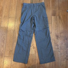 NWOT Boys Columbia Omni-Shade Convertible Pants/Shorts Gray sz M 10/12 
