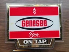 Vintage Genesee Beer Light-Up Wall Sign Plastic Tested Working